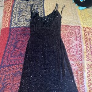 Bari jay floor leingth 90s formal gown